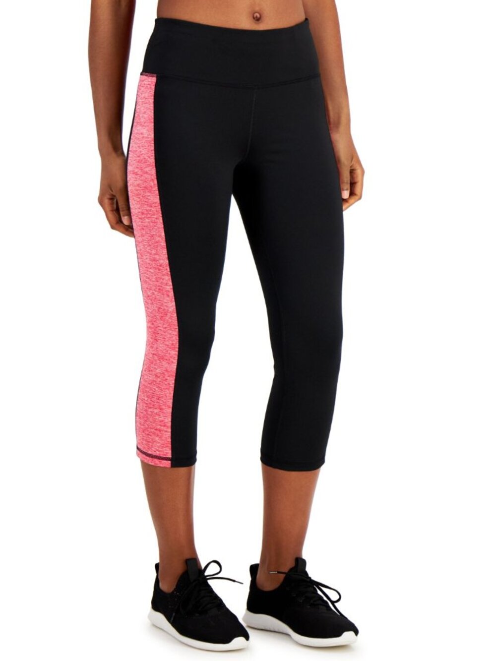 Ideology Activewear Womens Colorblocked Cropped Leggings
